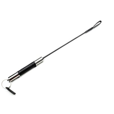 Riding Crop Rubber Black 65 cm