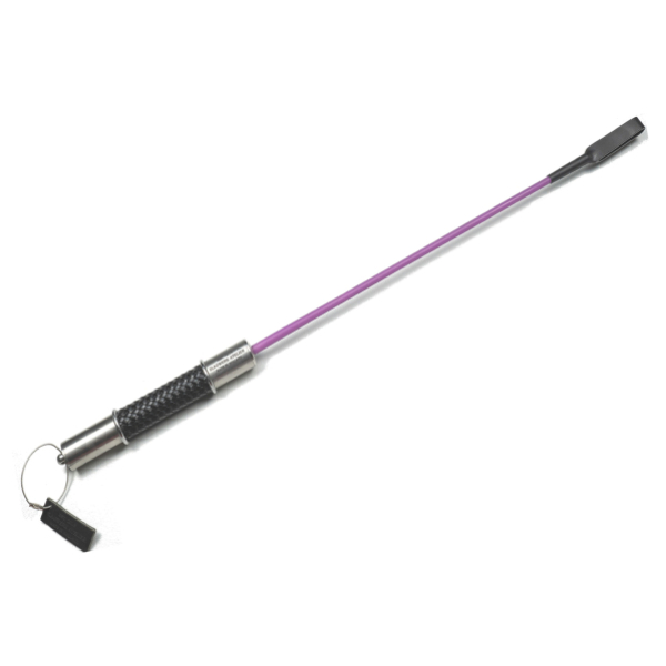 Riding Crop Rubber Purple 65 cm