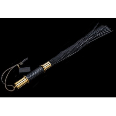 18krt Gold Plated Nubuck Flogger 70 cm