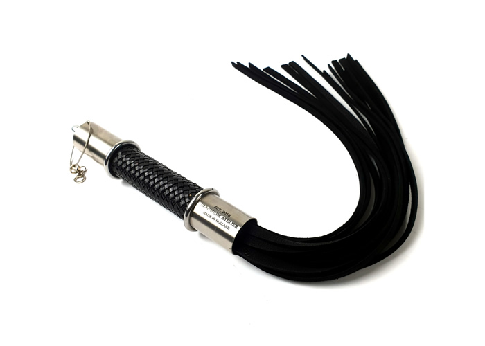 Flogger Black Leather 50 cm