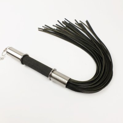 Flogger Black Leather 50 cm