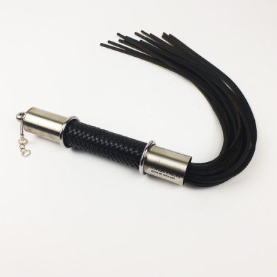 Flogger Black Leather 50cm