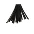 Flogger Black Nubuck Leather 60 cm